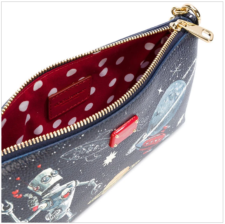 商品Dolce & Gabbana|Dolce&Gabbana 杜嘉班纳 女士黑色牛皮机器人漫步太空链条包 BI0933-AI817-HBH50,价格¥3267,第6张图片详细描述