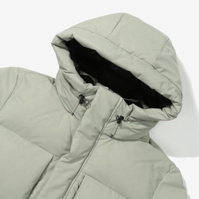 商品Fila|【享贝家】FILA 秋冬新款经典logo防风帽子羽绒服 黑色/灰色/浅绿色（预售款，10天发货）黑色FS2DJD4205M-BLK/灰色FS2DJD4205M-CIN/浅绿色FS2DJD4205M-EGY,价格¥672,第7张图片详细描述