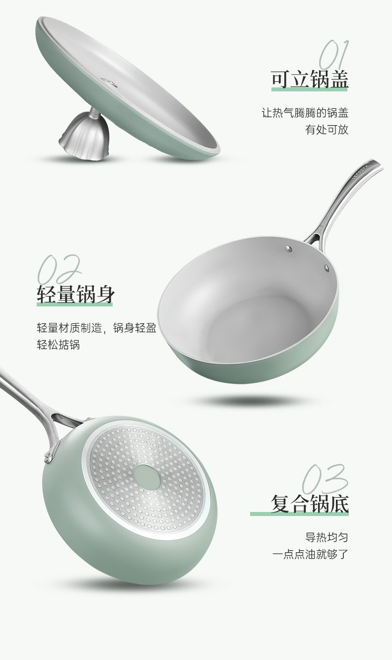 商品[国内直发] URBAN SPLASH|VELOSAN荷叶煎锅,价格¥551,第14张图片详细描述