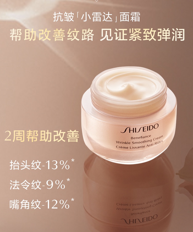 商品[国内直发] Shiseido|资生堂（SHISEIDO）盼丽风姿眼面2件套(乳霜50ml+眼霜15ml)淡纹抗皱小雷达,价格¥1245,第5张图片详细描述