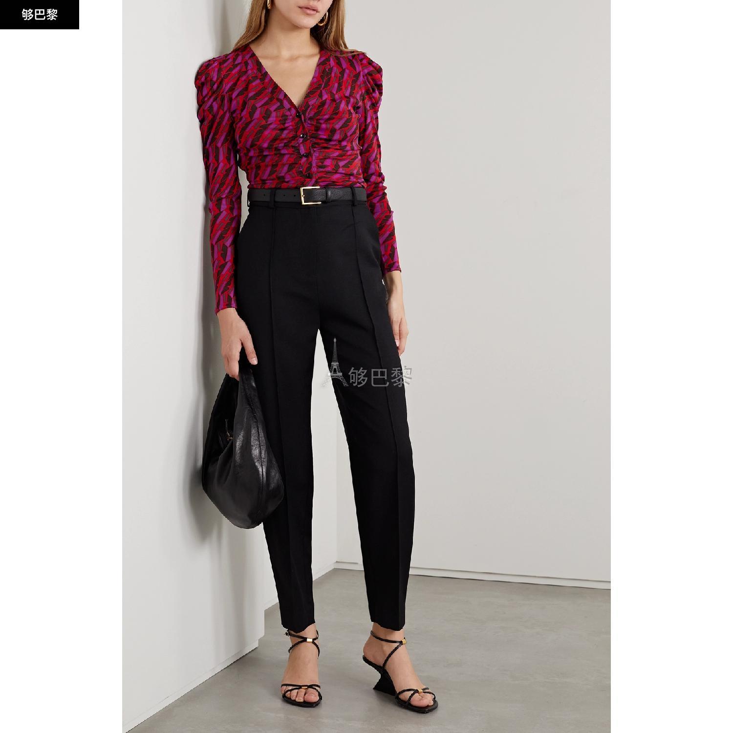 商品Diane von Furstenberg|【特惠6.0折】包邮包税【预售7天发货】 DIANE VON FURSTENBERG 23秋冬 女士 长袖衬衫 Gladys 正反两穿印花弹力网布女衫 1647597289317331 DVFBL4Q006OAZZR ,价格¥1879,第5张图片详细描述