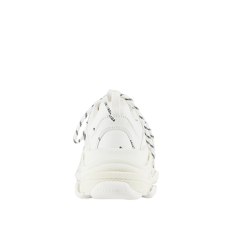 商品Balenciaga|巴黎世家  男士白色ALLOVER标志TRIPLE S休闲运动鞋 536737W2FA19010,价格¥7203,第5张图片详细描述