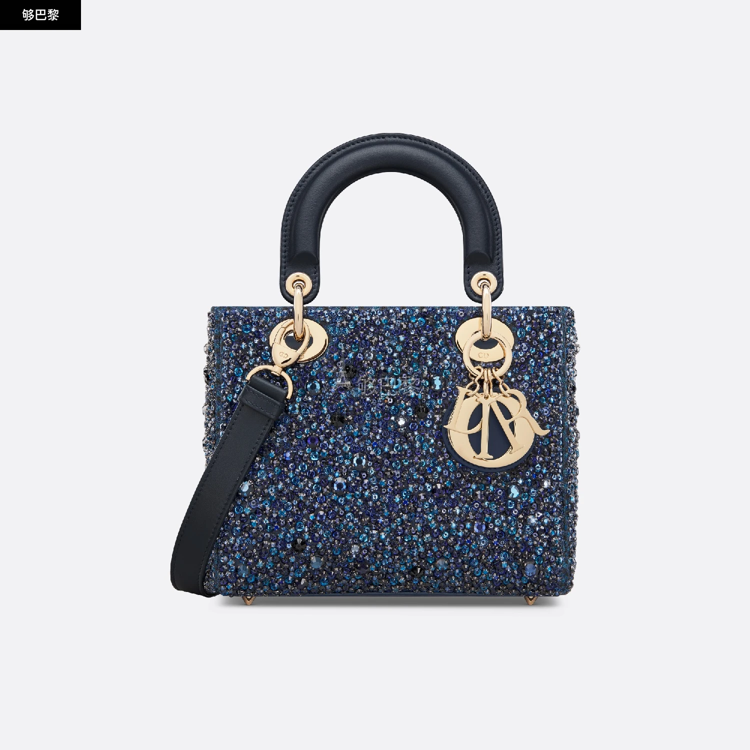 商品Dior|【预售】 迪奥 25春夏 女士 单肩包 Sac Lady Dior Small M0531OIBI_M928 ,价格¥82992,第2张图片详细描述