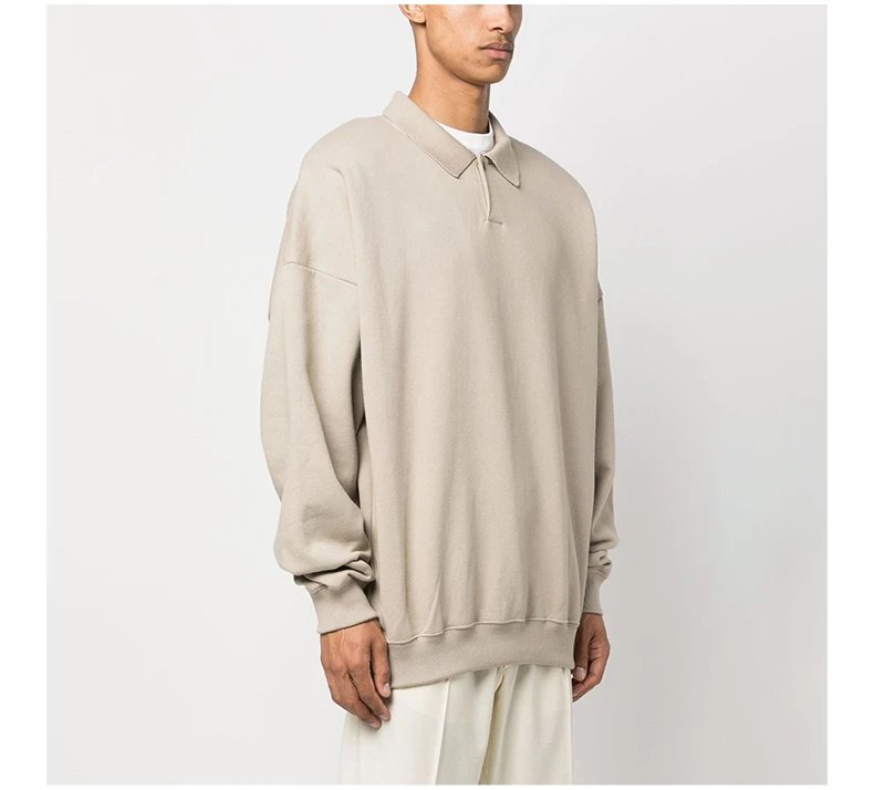 商品Fear of god|FEAR OF GOD 浅棕色男士卫衣/帽衫 FGE50024FLC-252,价格¥1259,第5张图片详细描述