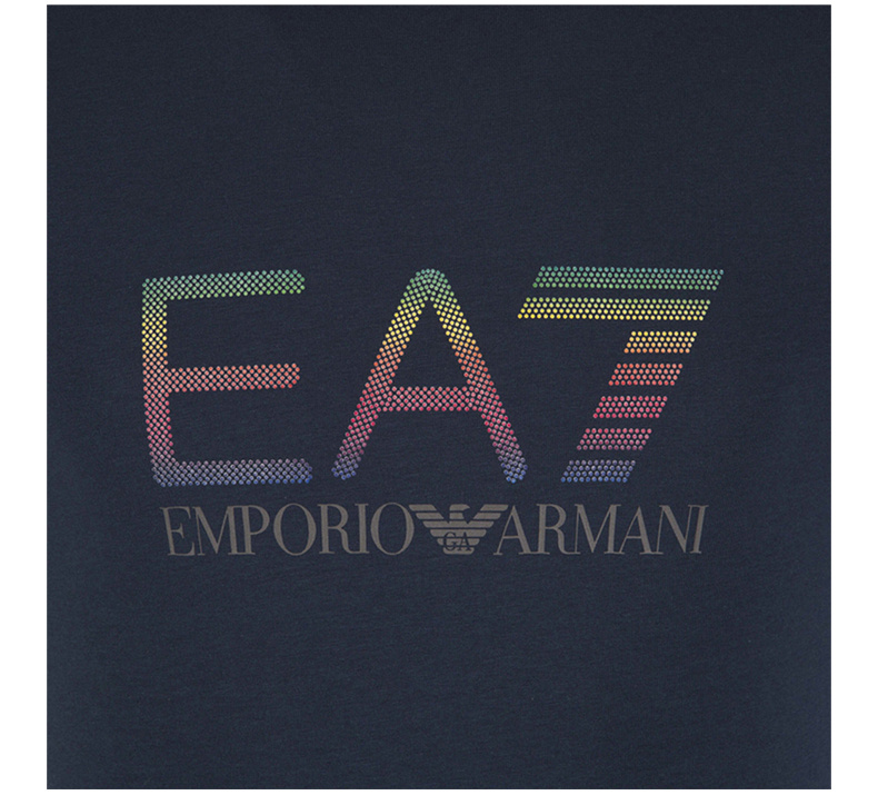 商品Emporio Armani|Emporio Armani 安普里奥 阿玛尼 男士海军蓝色短袖T恤 3ZPT41-PJ18Z-1554,价格¥497,第9张图片详细描述