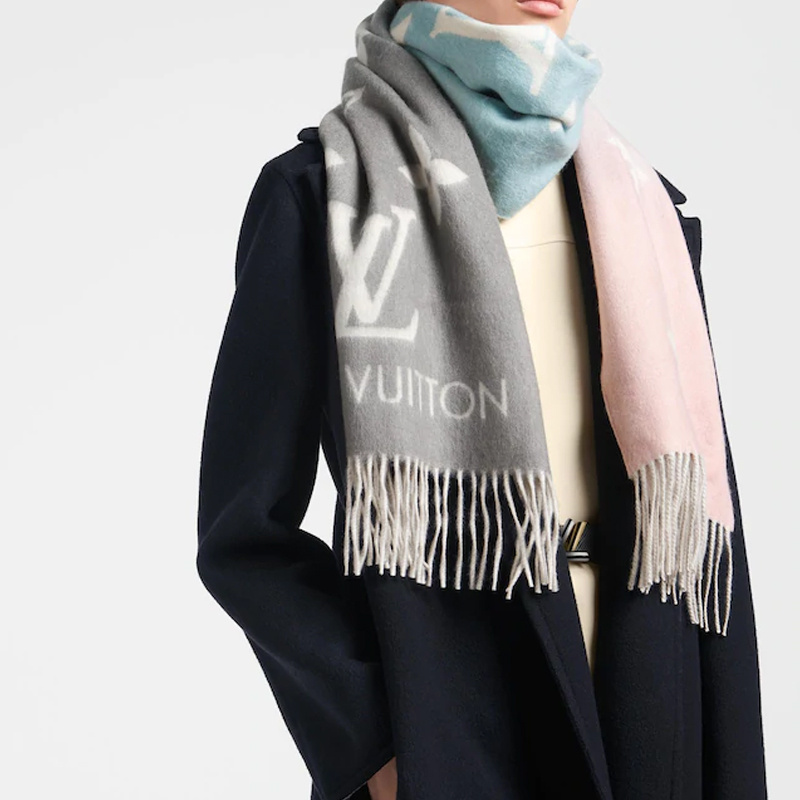 商品[国内直发] Louis Vuitton|Louis Vuitton 路易 威登 REYKJAVIK GRADIENT 围巾 M70868,价格¥9203,第2张图片详细描述
