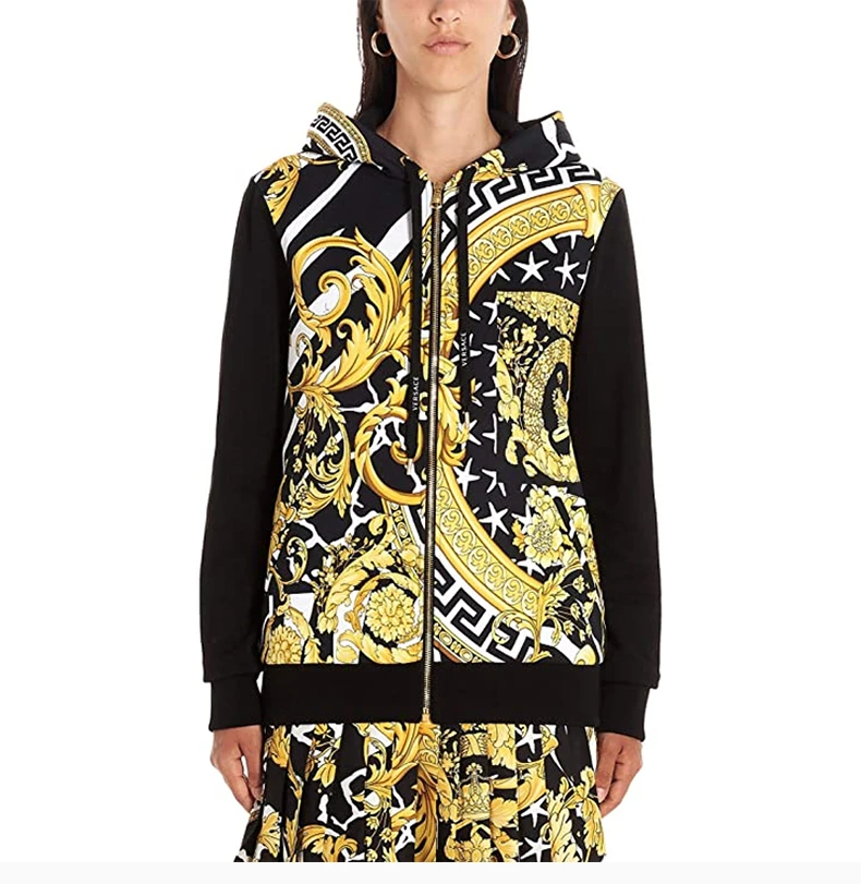 商品[国内直发] Versace|VERSACE 黑色女士夹克 A83307-A231036-A7900,价格¥5268,第5张图片详细描述
