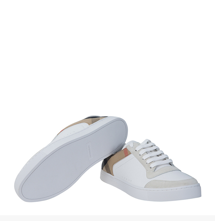 商品Burberry|BURBERRY 白色男士板鞋 8024125,价格¥2810,第7张图片详细描述