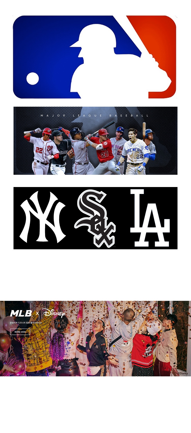 商品MLB|【SAvenue】MLB X DISNEY联名款复古NY满印老花腰包 男女同款 黑色/米色(提示：保税仓货品一人不可超过5单)32BGKC011 LY,价格¥283,第1张图片详细描述
