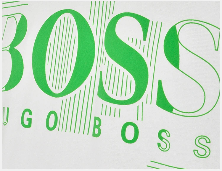 商品Hugo Boss|Hugo Boss 雨果博斯 男士米白色棉质短袖T恤 TEE1-50383429-100,价格¥393,第13张图片详细描述
