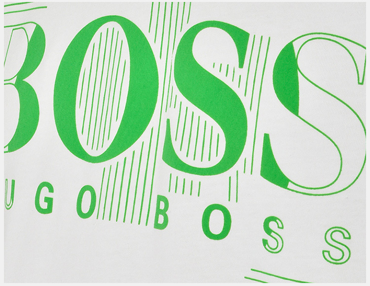 商品Hugo Boss|Hugo Boss 雨果博斯 男士米白色棉质短袖T恤 TEE1-50383429-100,价格¥382,第15张图片详细描述