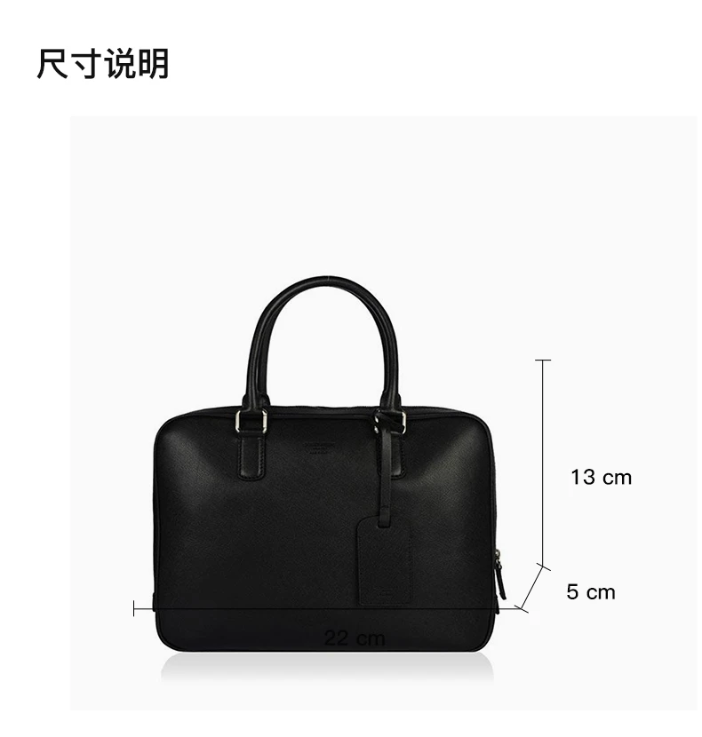 商品[国内直发] Giorgio Armani|GIORGIO ARMANI 黑色男士公文包 Y2P066-YB52J-80001,价格¥6523,第3张图片详细描述