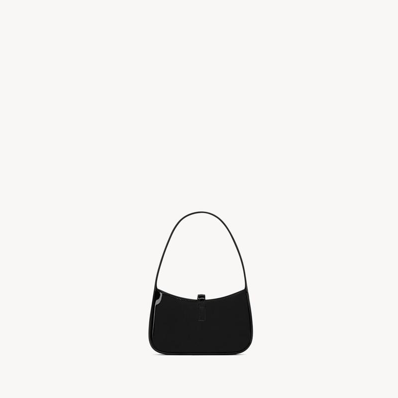 商品Yves Saint Laurent|圣罗兰 LE 5 À 7系列女士黑色羊皮手提包 710318B870W1000（两色可选）,价格¥12431,第6张图片详细描述