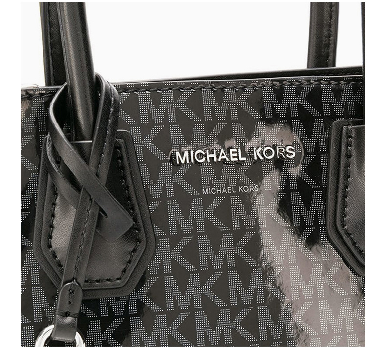 商品[国内直发] Michael Kors|Michael Kors 迈克高仕 女士单肩包斜挎包 30H8SM9M8B-BLACKSILVER,价格¥1148,第7张图片详细描述