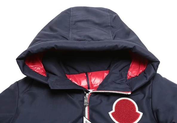 商品[国内直发] Moncler|MONCLER 男童海军蓝色连帽羽绒服 4236005-54A6F-741,价格¥7942,第2张图片详细描述
