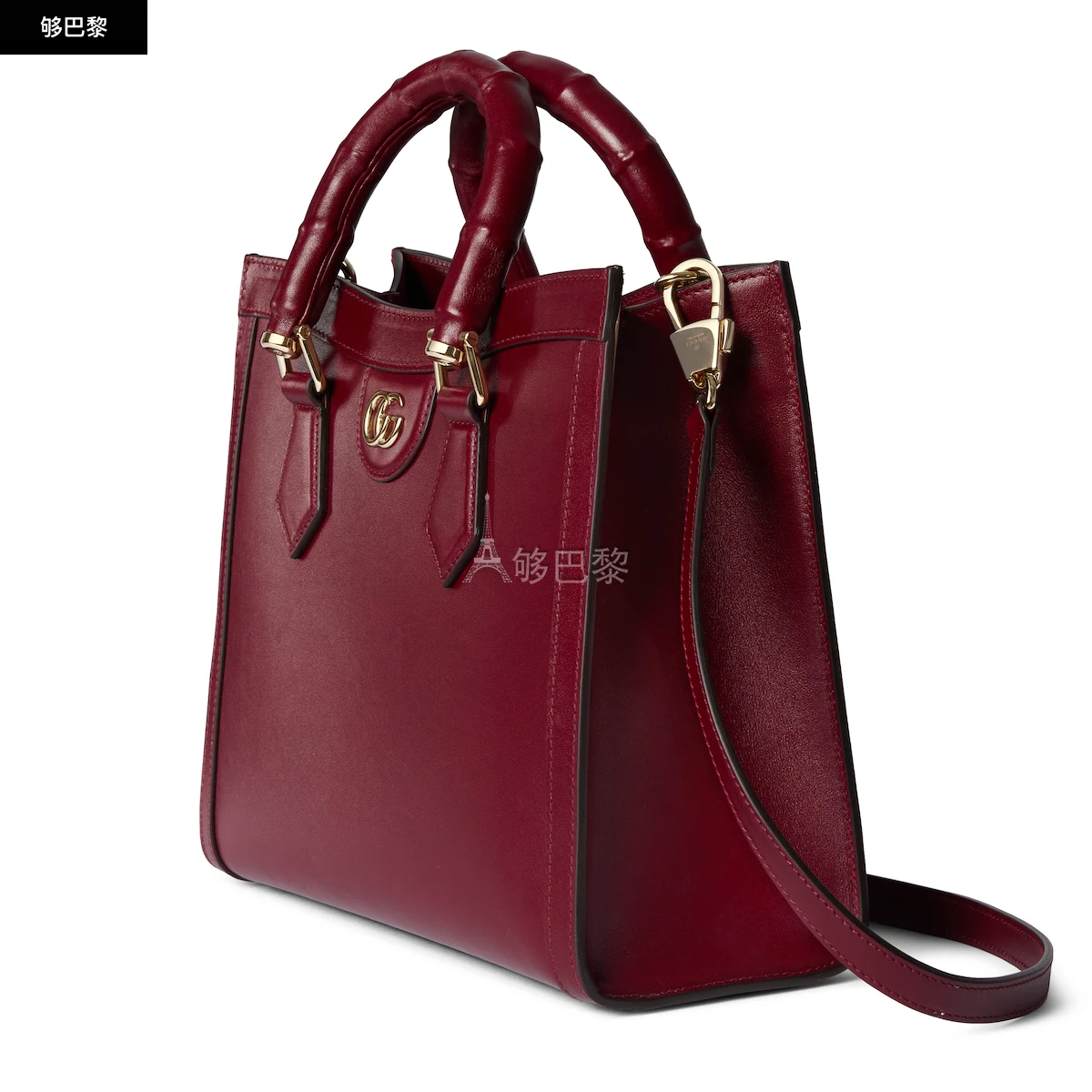 商品Gucci|【预售】 古驰 25春夏 女士 手提包 GUCCI DIANA系列中号竹�节托特包 832982 AAEDB 6207,价格¥33805,第6张图片详细描述