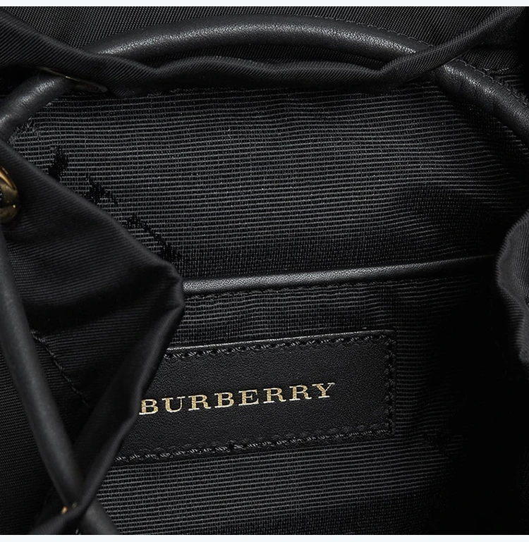 商品[国内直发] Burberry|Burberry 博柏利 女士黑色双肩包 4075972,价格¥8013,第8张图片详细描述