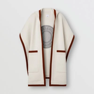商品[国内直发] Burberry|BURBERRY 白色女士斗篷 8056011,价格¥9229,第1张图片详细描述