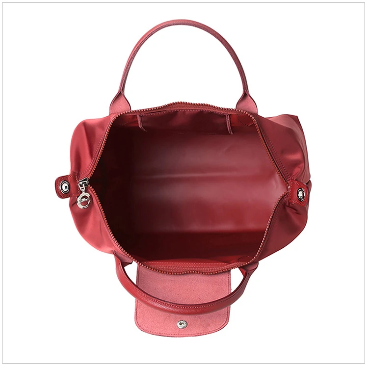 商品[国内直发] Longchamp|Longchamp 珑骧 帆布红色女士手提包 1515578545,价格¥579,第7张图片详细描述