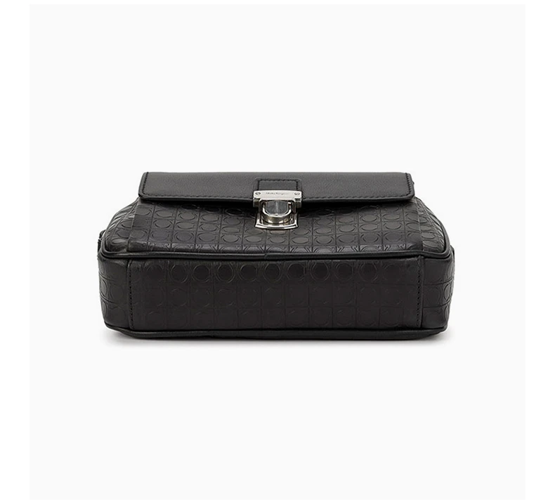 商品[国内直发] Salvatore Ferragamo|SALVATORE FERRAGAMO 女士黑色经典手拿包 24-9694-587915,价格¥4123,第5张图片详细描述