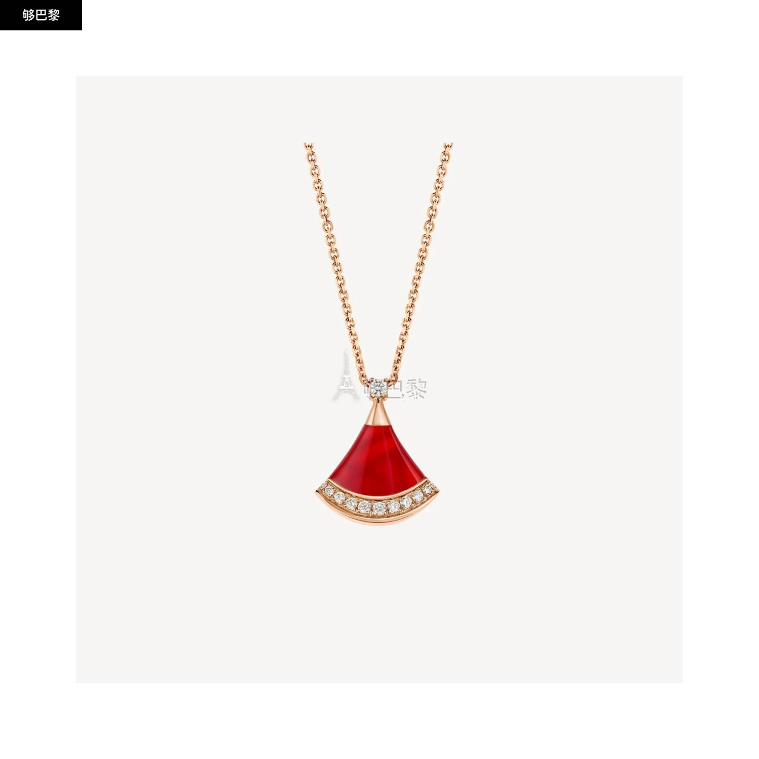 商品BVLGARI|包邮包税【预售7天发货】 BVLGARI宝格丽 24春夏 女士 项链 DIVAS’ DREAM COLLIER cl860206,价格¥34407,第3张图片详细描述