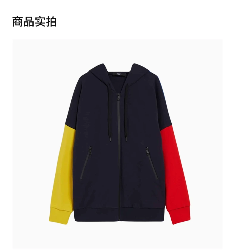 商品Max Mara|MAX MARA 拼色女士卫衣/帽衫 SEDAN-008,价格¥871,第4张图片详细描述