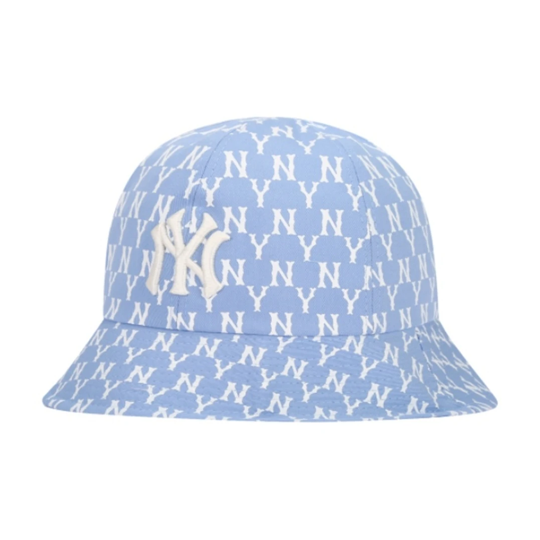 商品MLB|【享贝家】ZY- MLB 时尚刺绣logo圆顶 渔夫帽 男女同款  蓝色 32CPHA111-50S,价格¥209,第2张图片详细描述