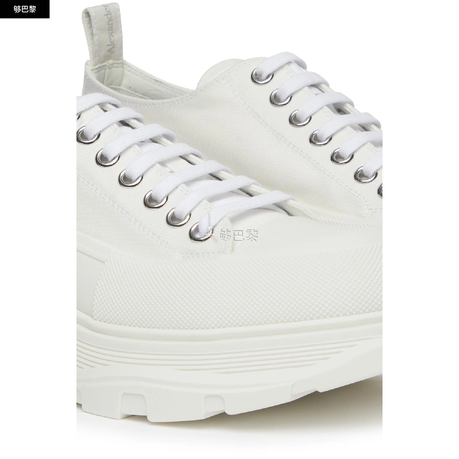 商品Alexander McQueen|【特惠9.0折】包邮包税【预售7天发货】 ALEXANDER MCQUEEN 男士 休闲运动鞋 Tread Slick 运动鞋  705660W4MV2/9000 AMQ8PS39WHT,价格¥4776,第7张图片详细描述