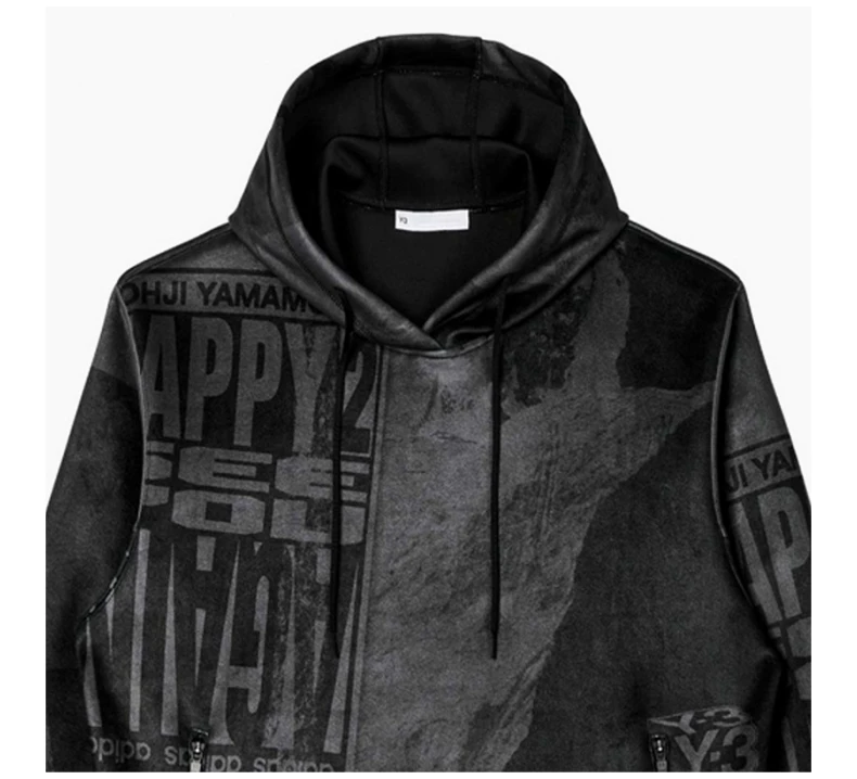 商品Y-3|Y-3 黑色男士卫衣/帽衫 HB3319,价格¥2198,第6张图片详细描述