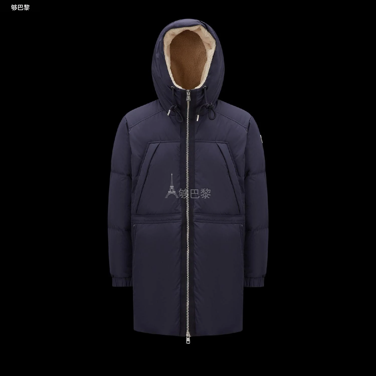 商品Moncler|【预售】 MONCLER盟可睐 24秋冬 男士 大衣 Truyere男士派克大衣 I20911C0000454A9174S,价格¥15259,第2张图片详细描述