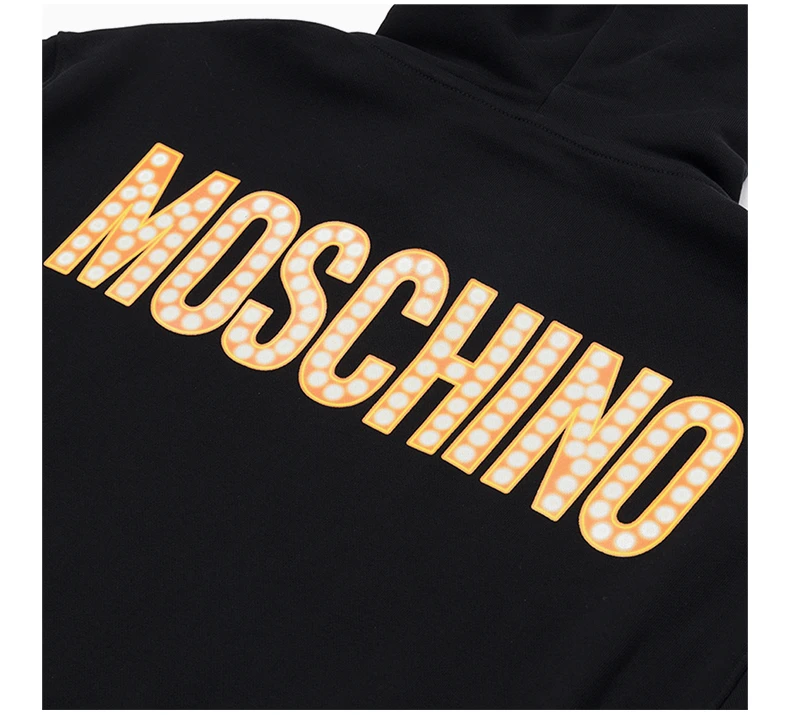 商品Moschino|MOSCHINO 女黑色女士卫衣/帽衫 D1A1725-6027-1555,价格¥2239,第5张图片详细描述