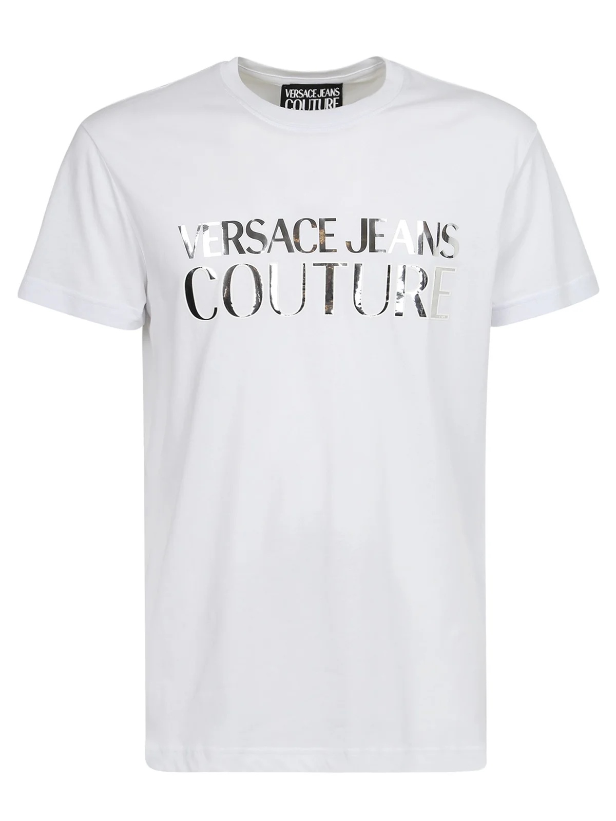 商品[国内直发] Versace|VERSACE JEANS 男士T恤白色 72GAHG01-CJ00G-S03,价格¥568,第1张图片详细描述