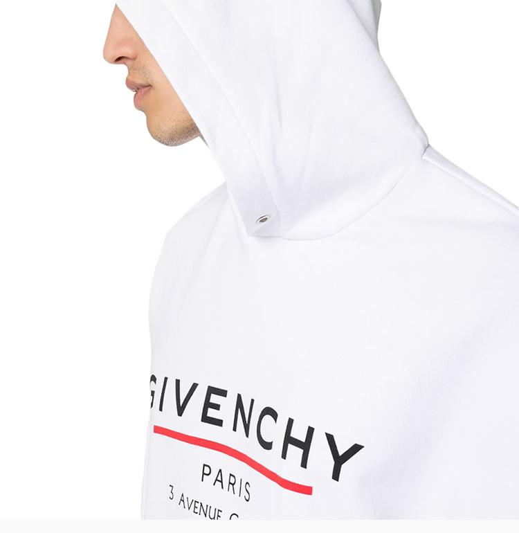 商品[国内直发] Givenchy|Givenchy 纪梵希 男士白色棉卫衣 BMJ05430AF-100,价格¥3394,第7张图片详细描述