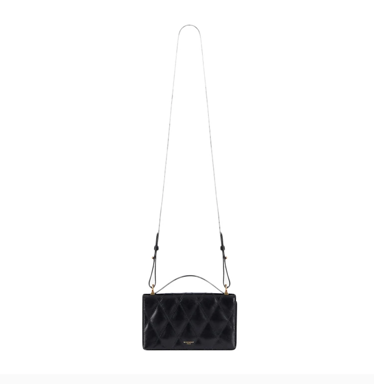 商品Givenchy|Givenchy纪梵希 女士菱形绗缝皮革迷你单肩挎包 BB607KB08Z-001,价格¥4132,第4张图片详细描述