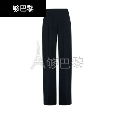 商品MOMONI|【特惠8.7折】【预售】 女士 休闲裤 Nozomi 阔腿裤  MOMCERWCBLU,价格¥2743,第2张图片详细描述