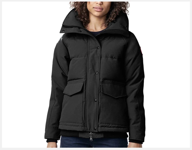 商品Canada Goose|Canada Goose 加拿大鹅 女士鸭绒黑色短款羽绒服 5805L-BLACK,价格¥5337,第5张图片详细描述