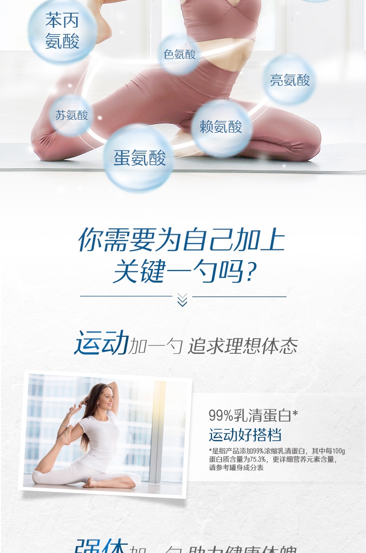 商品[国内直发] Swisse|澳洲Swisse斯维诗乳清蛋白粉成人健身增肌粉老年人营养蛋白质香草味450g,价格¥238,第6张图片详细描述