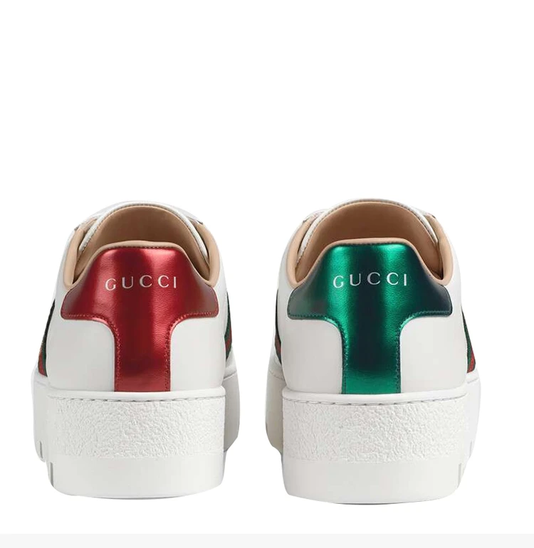 商品Gucci|GUCCI 白色女士板鞋 577573-DOPE0-9064,价格¥5316,第7张图片详细描述