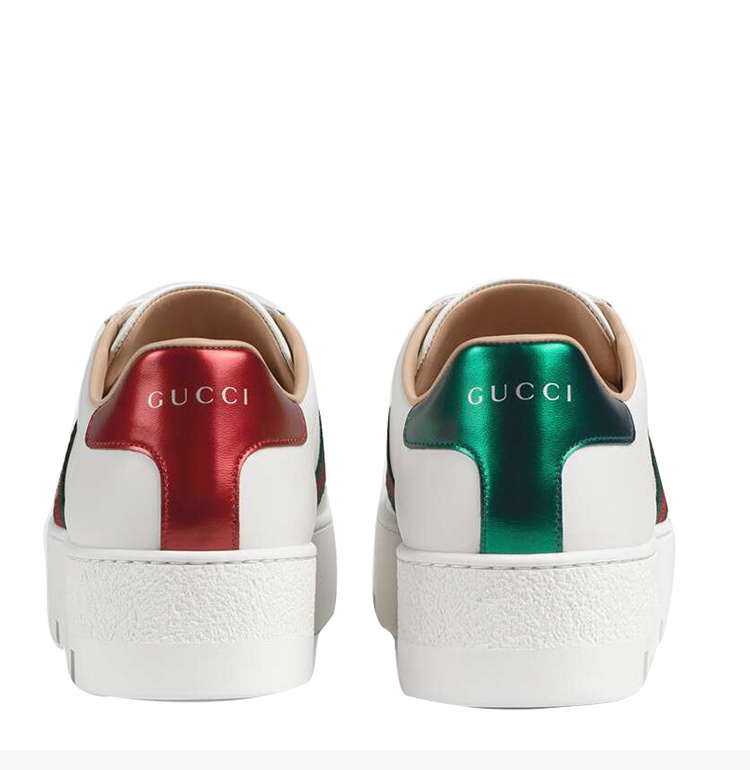 商品Gucci|GUCCI 白色女士板鞋 577573-DOPE0-9064,价格¥5110,第9张图片详细描述