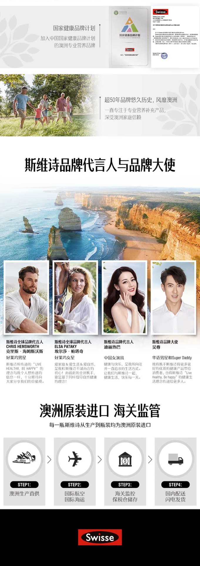 商品Swisse|斯维诗 女士生发片60粒 防脱养发防掉发（新老版本随机发）,价格¥215,第4张图片详细描述