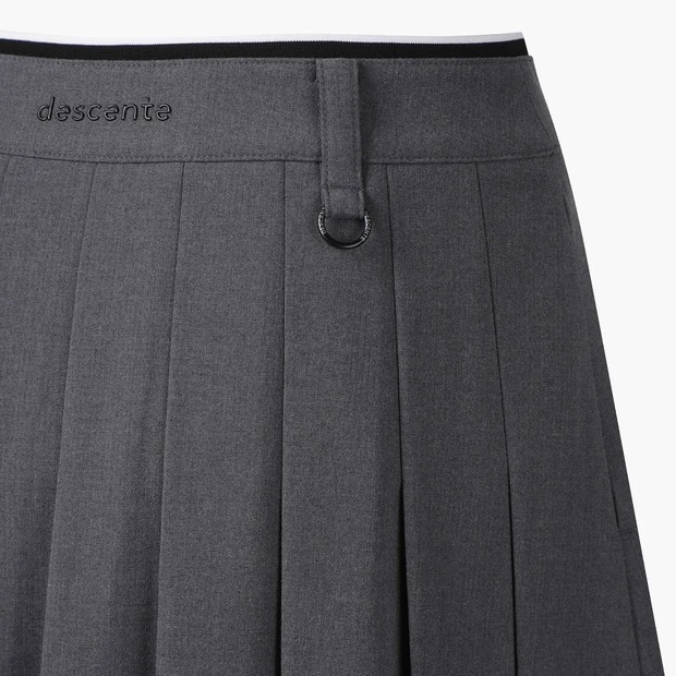 商品【预售商品15天发货】 DESCENTE|高尔夫女性松紧带细节百褶裙优雅 DO32WFSK93-MLGG,价格¥1025,第23张图片详细描述