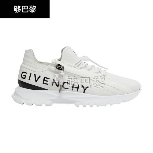 商品Givenchy|【特惠8.4折】包邮包税【预售7天发货】 GIVENCHY纪梵希 男士 休闲运动鞋 runners 拉链运动鞋  BH009BH1LL-100 GIV599TCWHT,价格¥5529,第3张图片详细描述