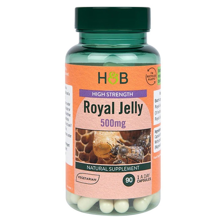 商品[国内直发] Holland Barrett|HOLLAND&BARRETT  增强免疫力蜂皇浆500毫克 90粒,价格¥333,第2张图片详细描述