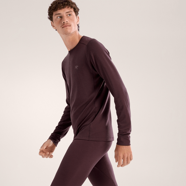 商品Arc'teryx|【Brilliant|包邮包税】RHO MERINO WOOL CREW NECK M [FW24] 低美利奴羊毛圆领 LS 男装 ATOFMX7480,价格¥1070,第11张图片详细描述