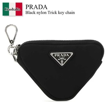 商品Prada|PRADA 黑色男士零钱包 2TT140-2DMI-F0002,价格¥3069,第1张图片详细描述