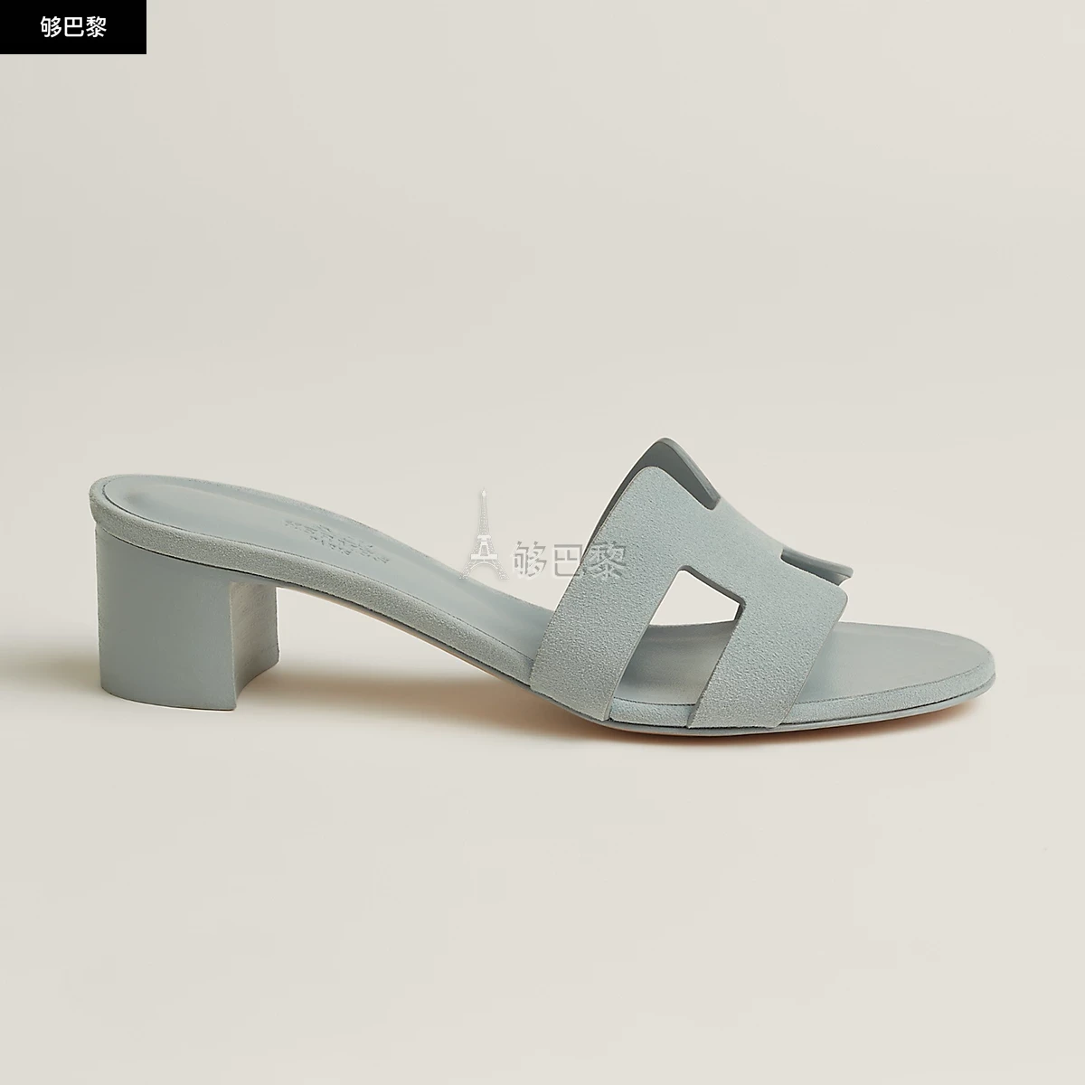 商品Hermes|【预售】 爱马仕 25春夏 女士 拖鞋 Sandales Oasis H221257Z GN ,价格¥7055,第5张图片详细描述