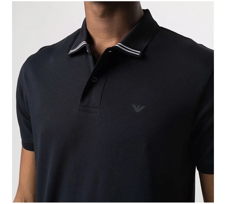 商品Emporio Armani|EMPORIO ARMANI 海军蓝色男士POLO�衫 3K1FM6-1JTKZ-0920,价格¥604,第6张图片详细描述