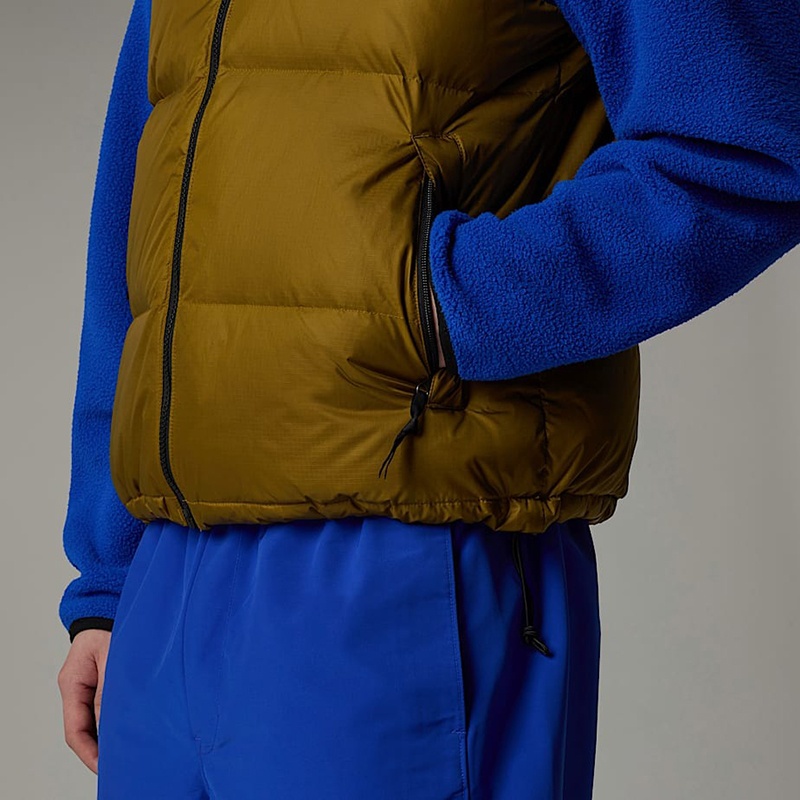 商品The North Face|The North Face/北面24新款 男士棕色尼龙可折叠风帽马甲,价格¥2321,第4张图片详细描述