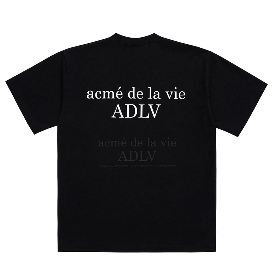 商品Acme de la vie|【享贝家】acme de la vie 吃甜甜圈男孩短袖T恤 男女同款 黑色 ADLV21SS-SSBKBF-CPB,价格¥239,第2张图片详细描述