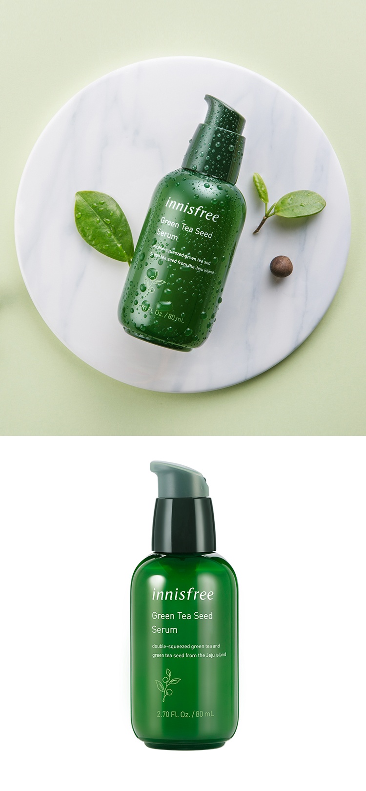 商品Innisfree|悦诗风吟(Innisfree)小绿瓶补水精华保湿80ml,价格¥142,第5张图片详细描述